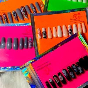 Solid Colored Press On Nails